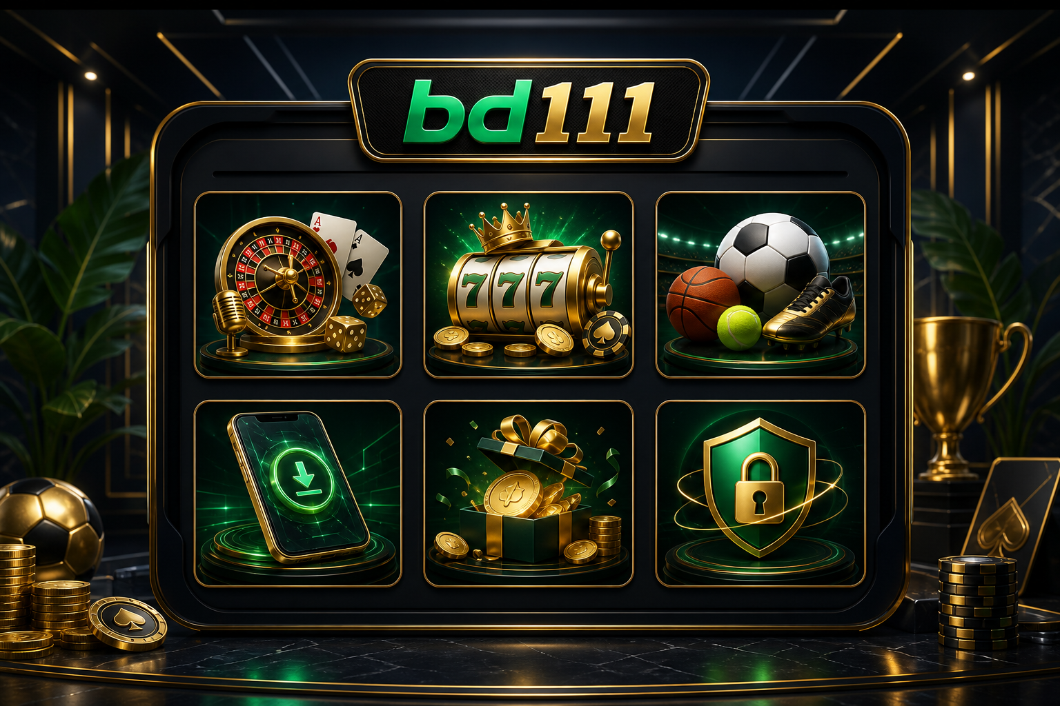 BD111 গেম লবি বিভাগ